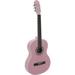Dimavery Klassisk spansk guitar. <br>Dimavery AC-303. Pink